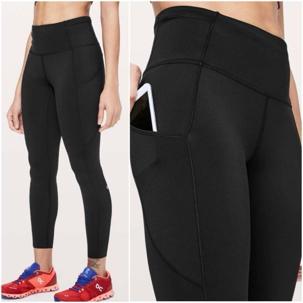 Lululemon Fast & Free 7/8 Tight Black size 2